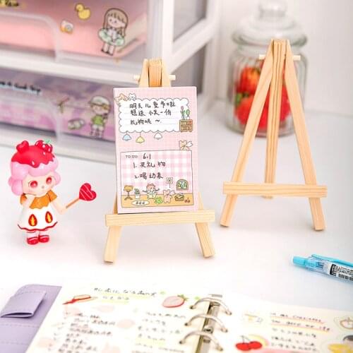 Desktop Wooden Holder For iPad Mobile Phone Tablet PC Stand Holder Book Holder Mini Painting Drawing Easel Frame Display Shelf