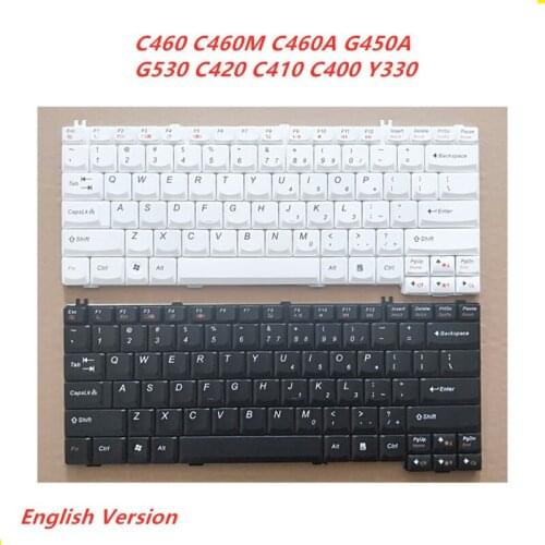 Laptop English Keyboard For LENOVO C460 C460M C460A G450A G530 C420 C410 C400 Y330 Notebook Replacement layout Keyboard