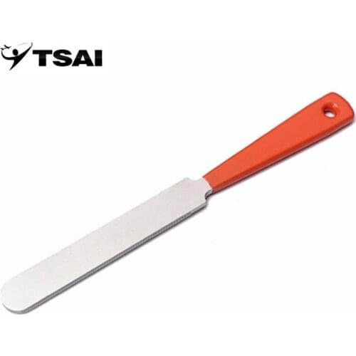 TSAI Guitar Repair Tool Guitar Frets File Durable Stainless Steel Small Dual Cutting Edge Tool NEW