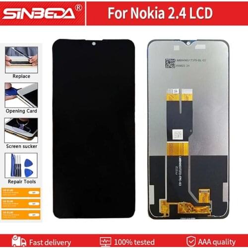 Original for Nokia 2.4 LCD Display Touch Screen Digitizer Assembly Digitizer Phone Replacement Part for Nokia TA-1277 TA-1275