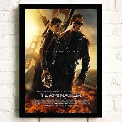 Posters Prints Movie Art The Terminator Wall Art Kids Room Canvas Paintings Cafe Bar Modular Home Art Decor Pictures