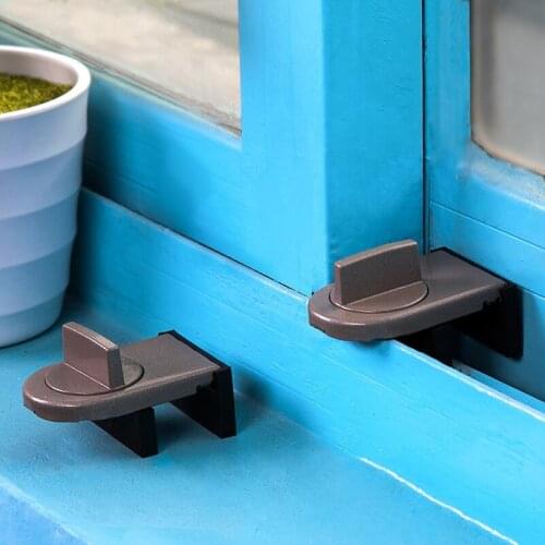 Sliding Window Stopper Window Lock Door and Window Lock Translation Child Safety Lock Anti-theft Buckle Cover