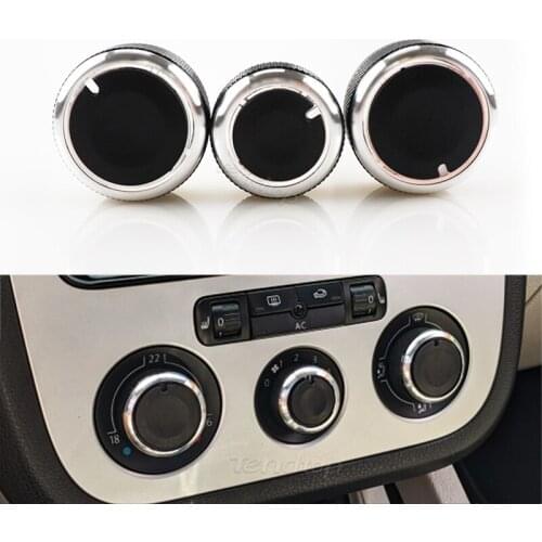 Air Conditioning Knob Heat Control Button For Volkswagen MK6 Bora Tiguan Touran Passta B6 B7 FOR Skoda Octavia A5 /B6 MK5 MK6