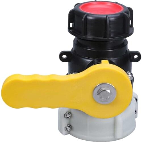 S60X6 IBC Tank Adapter To Plastic Tap Replacement Valve Fittings Home Garden Water Connectors Drain Faucet Adapter Garden Pots