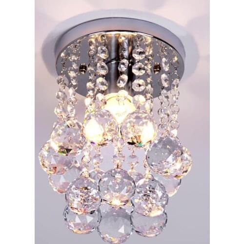 Modern Crystal Chandeliers LED Crystal Ceiling Light For Balcony Aisle Corridor Light Lighting Ceiling Home Lighting LED Lamp