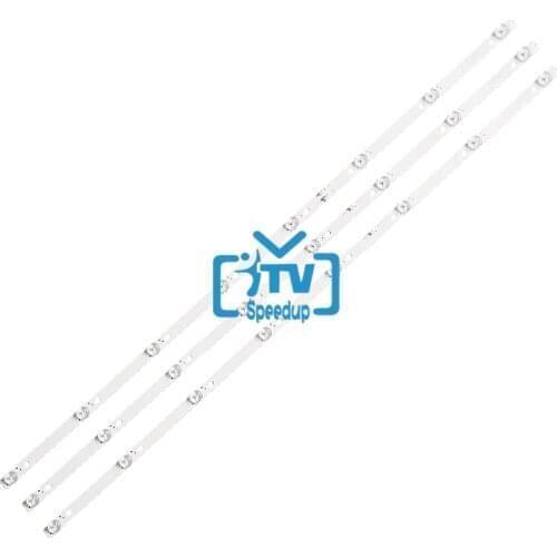 30pcs LED Backlight strip 8 lamp for JS-D-JP43DM-A81EC B82EC (80227) E43DM1000 MCPCB 6V/LED