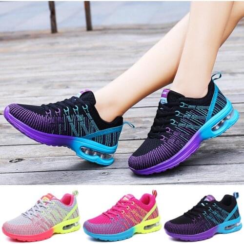 Outdoor Air Cushions Womens Sport Shoes Sports Women Black Sneakers Womens Original Running Shoes Purple Blue Tennis GMB-1614