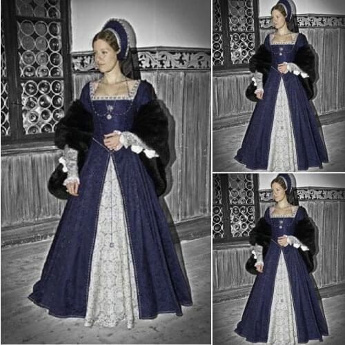 SC-1127 Victorian Gothic/Southern Belle Ball Gown Dress Halloween Reenactment Theater Victorian Edwardian dresses custommade