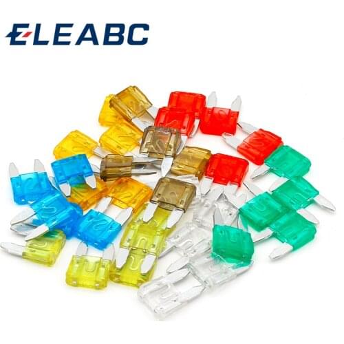 35pcs MIXED Mini Blade Fuse AUTO Car 5 7.5 10 15 20 25 30 AMP