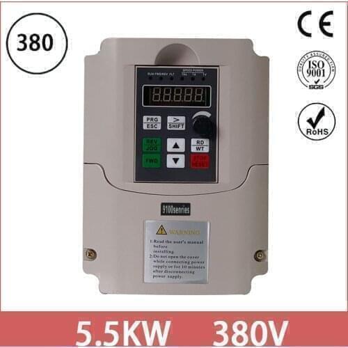 380v 5.5kw 3 phase Variable frequency inverter AC drive vfd vsd converter motor speed