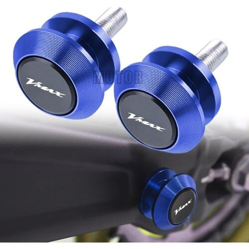 6MM FOR YAMAHA VMAX V MAX V MAX1200 1990 1991 1992 1993 1994 1995 1996 1997 1998 1999 00-2016 Swingarm Spools Stand Screw Slider
