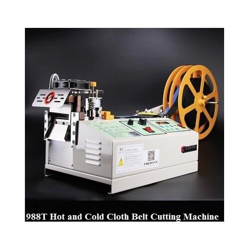 988T computer automatic hot and cold Cloth belt cutting machine Non-woven cloth ear tape magic adhesive tape webbing