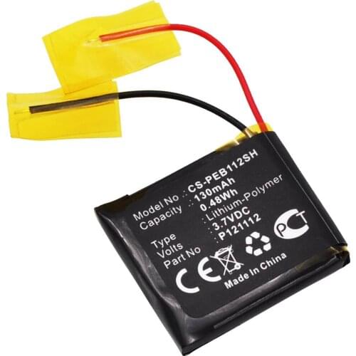 2021 Battery For Pebble P121112 E-Paper 130mAh / 0.48Wh