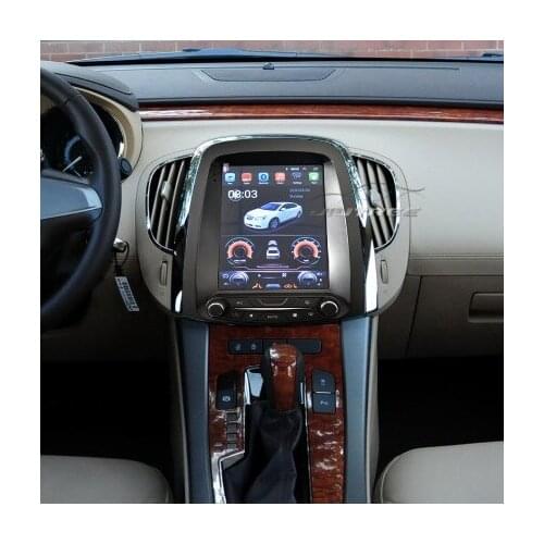 Android 10.0 Car Radio DVD Player For Buick Lacrosse 2009-2013 Car GPS Navigation tesla style Vertical 10.4 inch screen