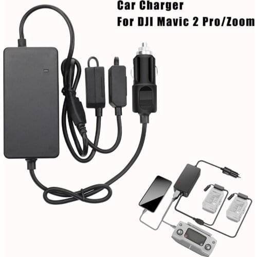 For DJI Mavic 2 Pro Zoom Battery Car Charger Remote Control Charger Fast Charging High Double Current Travel Charging Manager