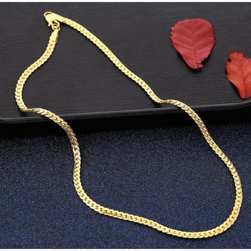 Hip Hop Flat Snake Chain Necklaces For Women Men Choker Clavicle Necklace Classic Fashion Punk Daily Party Jewelry Gifts