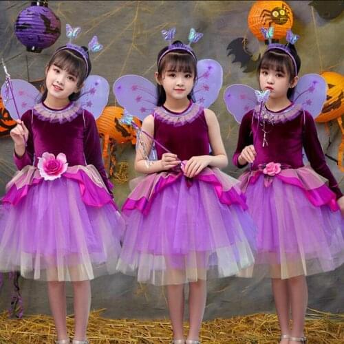 Girls Toddler Ballroom Jazz Clothes Princess dress Costumes Kids Festival Cosplay Dancing dress Halloween Clothing Wear Outfits