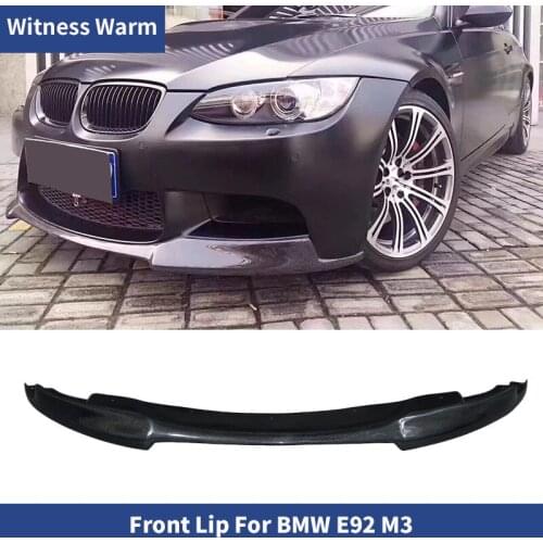 Front Bumper Diffuser Lip Spoiler for BMW E92 E93 M3 Car Styling Carbon Fiber Bumper Lip Splitter car body kit
