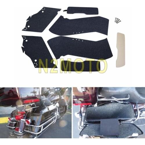 Motorcycle Saddlebag Liner Kit Side Box Case Hard Carpet for Harley Dyna Softail Touring Electra Glide Road King 1986-2003