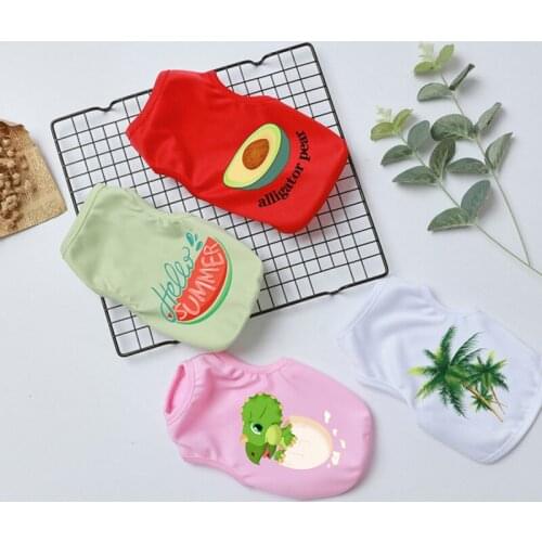 Summer Pet Clothes Puppy Dog Accessory Dog Shirt Striped Cat T-shirt Pets Clothes Costume Dogs Accessories Pet Supplies