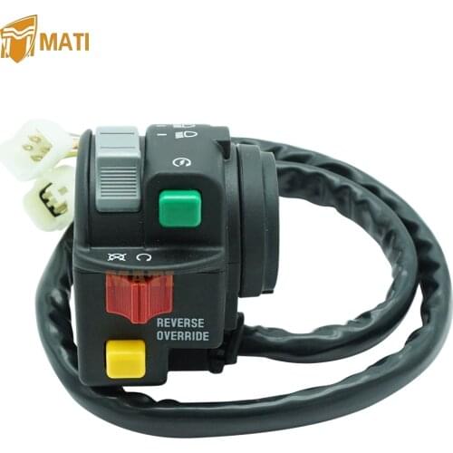 Left Handlebar Control Start Stop Headlight Switch 0509-014 for Thunder Arctic Cat 400 450 500 550 650 700 1000 TRV Automatic