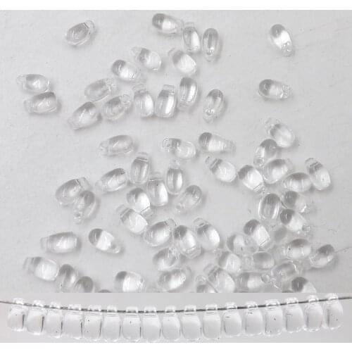 2016 Hot New 200pcs Czech Glass Beads Teardrop 3x5.5mm Clear .DIY Fashion Jewelry Make LDP131