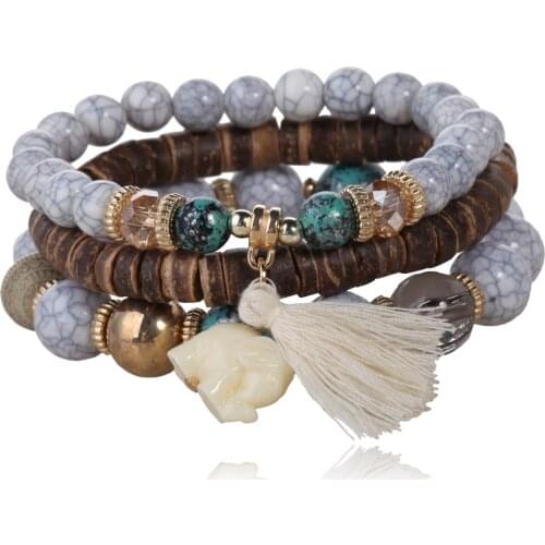 MANXIUNI Wooden Bracelets