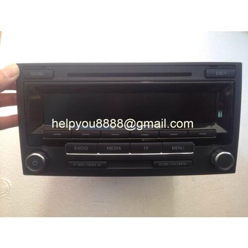 Brand new BOSH single CD radio 7H0 035 186D with code for Volkswagen VW Touareg car radio CD player