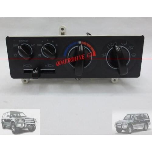 QDAEROHIVE Car Dashboard A/C Heater Control /Climate Control Panel Switch For Mitsubishi Pajero Montero Shogun 2nd II 1990-2000
