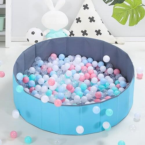 Foldable Dry Pool Infant Ball Pits Plastic Baby Ball Pool Playground Toys For Children Folding Fence Room Decor Birthday Gift