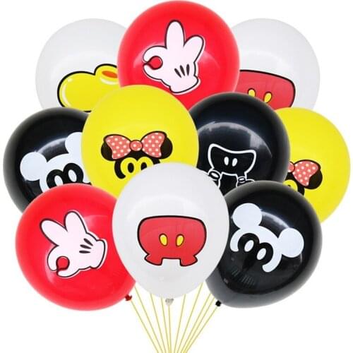 Disney Mickey Latex Party Balloons Adult Wedding Balloons Birthday Party Decoration Childrens Toys Baby Shower Supplies
