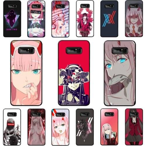 YNDFCNB Zero Two Darling in the FranXX Anime Hard Phone Case for Samsung note 3 4 5 7 8 9 10 pro plus lite 20 ultra