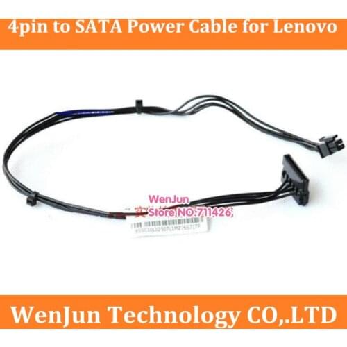 1pcs for Lenovo desktop M410/M415/510A/M610/M710T/M910S motherboard HDD hard disk power cable small 4pin to SATA cable