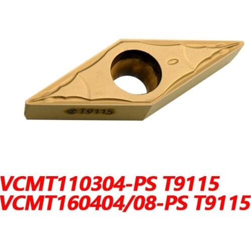 100% Original VCMT VCMT110304 PS T9115 VCMT160408-PS CNC lathe Tool Carbide Insert High Efficiency And Durability