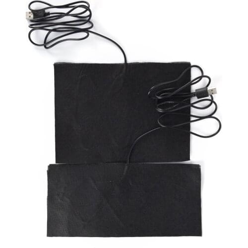 2 Sizes 5V Carbon Fiber Heating Pad Hand Warmer USB Heating Film Electric Winter Infrared Fever Heat Mat