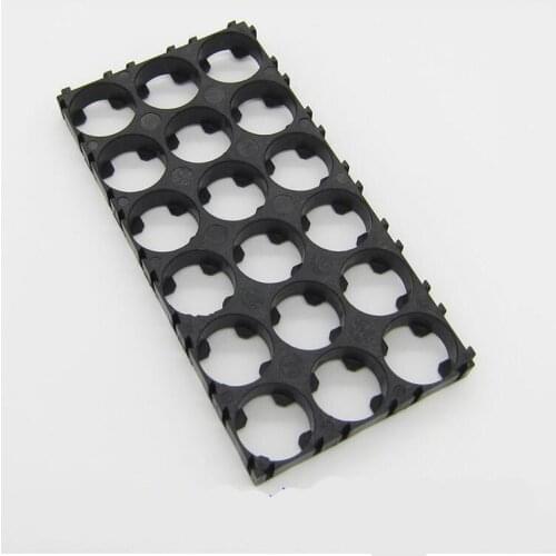 3*6 18650 Battery Holder Bracket Cell Safety Anti Vibration Plastic Cylindrical Brackets For 18650 Lithium Batteries