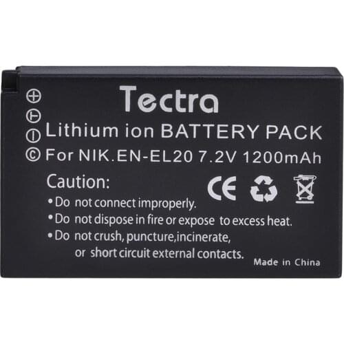1PCS 1200mAh EN-EL20 EN EL20 EN EL20a Battery for Nikon Coolpix P1000 Nikon1 J1, J2, J3 Nikon1 AW1