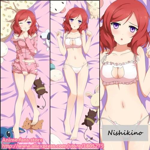 Anime LOVELIVE Maki Nishikino Lovely Japanese Pillowcase Pillow Cover Case decorative Hugging Body