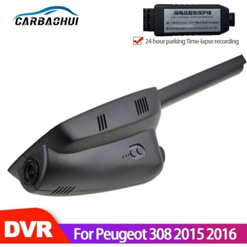 Car DVR Wifi Video Recorder Dash Cam Camera For Peugeot 2008 3008 4008 Universal Model high quality Night vision full hd CCD