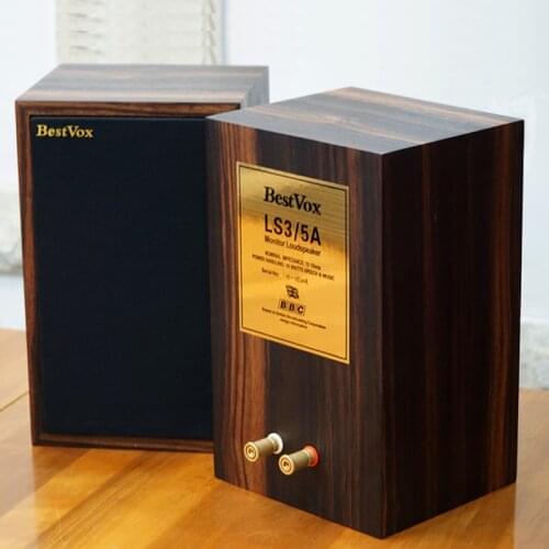 BestVox LS3/5A Monitor Bookshelf HIFI Speakers Passive Loudspeakers A Pair，power 50W - 150W，Frequency response 70Hz - 20KHz