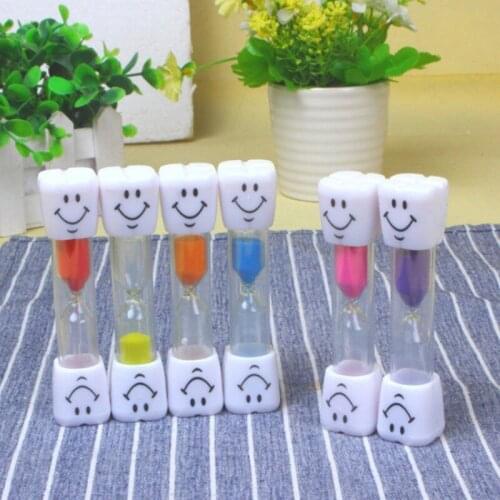 3 Minutes Time Manager Children Kids Sandglass Timer Toys Hourglass Tooth Brushing Chronograph Reminder Tool
