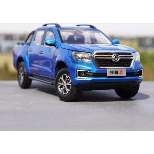 Hot sale blue truck model for 1:18 Dongfeng Zhengzhou Nissa n Ruiqi Pickup Ruiqi 6 alloy truck car model car model