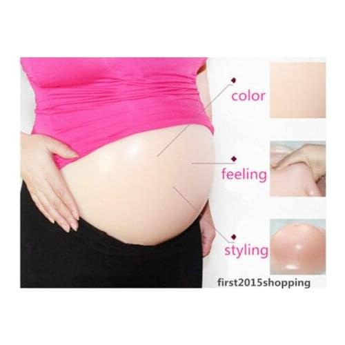 6-7 Months Pregnant Belly Fake Belly Bump 2kg Silicone Belly Cosplay Props Film and Television Actors Commonly Used Props