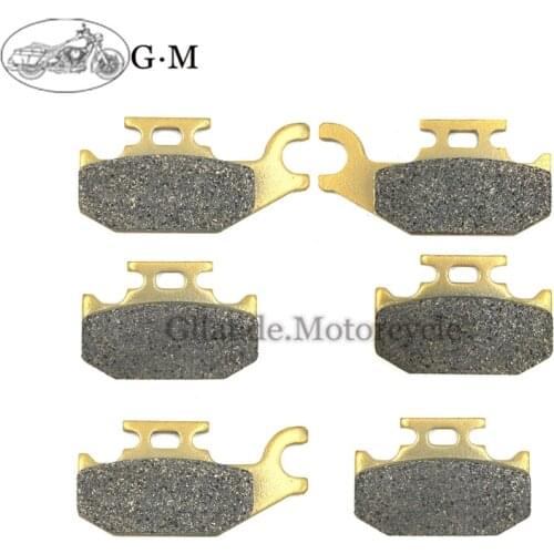 Motorcycle Front / Rear Brake Pads sets For ATV Can Am BRP Outlander 400 500 650 800 Max XT 2007-2014 Renegade 500 800 2007-2011