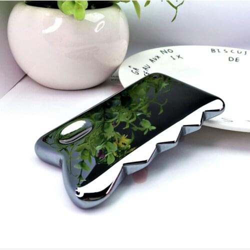 New Facial Energy Beauty Massage Stone Terahertz Gouache Scraper Face Body SPA Massager Gua Sha Board Promote Blood Circulation