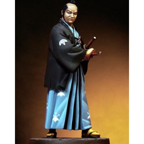Scale Models 1/32 54mm Samurai, late Muromachi Period 54mm figure Historical Resin Model