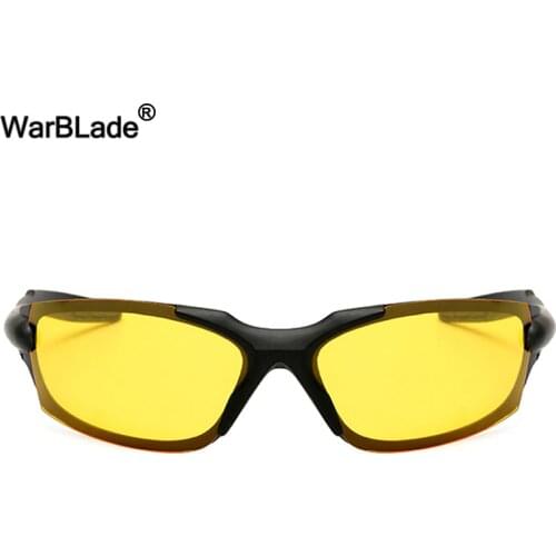 WarBLade Men Polarized Sunglasses Anti Glare Night Vision Sun glasses Night Driving Goggles Glasses Yellow Lens Driving Glasses