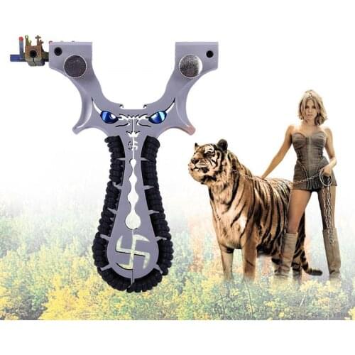 Outerdoor Hunting Slingshot Set/Stainless steel material+Titanium alloy/Catapult Used for Professional Tactical Shooting Hunting
