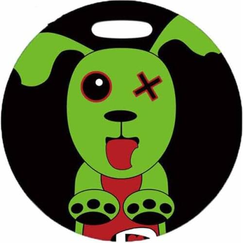 Cartoon Zombie Rabbit Car Stickers Vinyl Material 3D Funny Car Sticker Custom Printing Fashion Waterproof Decal Kk13 *13cm