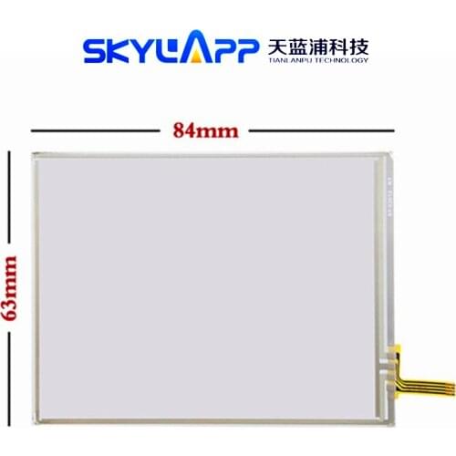 Skylarpu 3.5''inch 4 wire 84mm*63mm touch panel screen handwriting Glass Panel Digitizer Glass High Quality Industrial screen